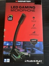 Monster LED Gaming Microphone RGB Color Changing Flexible Gooseneck picture