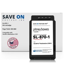 Save On Postage Ink Compatible SL-870-1 Red Ink Cartridge for SendPro picture