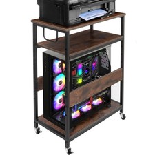 Extra Large Computer Tower Stand, Height Adjustable PC Stand for Floor picture