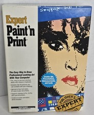 Paint 'N Print Expert Software Vintage PC  IBM Tandy PC Software 5.25
