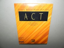 NOS Sealed 1993 Cliffs StudyWare for ACT Preparation Guide & 3.5
