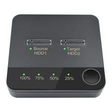 Dual Bay Docking Station SSD Duplicator M.2 SATA Clone NVME NOT SUPPORTED picture