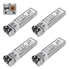 4-Pack 10 Gigabit SR SFP+ Transceiver with Duplex LC Ports picture