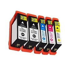 5PK Compatible Dell Series 31 32 Black/Color Ink Combo for V525W V725W picture