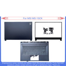 For MSI Delta 15 A5EFK MS-15CK LCD Cover/Bezel/Hinge/Palmrest with keyboard Lot picture