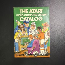 Atari Video Computer System Catalog Booklet - 43 Game Program Cartridges picture