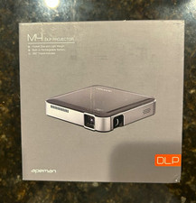 ApeMan M4 1080p DLP Desktop Projector HDMI Built-in Battery Compact Black picture