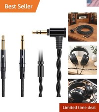 Dual 3.5mm Monitor Headphone Cable - Enhanced Clarity for Audiophiles picture