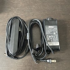 Genuine Dell Laptop 65W AC Adapter Charger Model LA65NS0-00 Untested Lot Of 2 picture