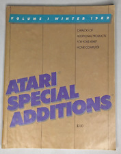 Atari Special Additions Winter 1982 Magazine Software, Hardware, Accessories picture