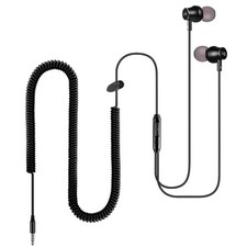 12Ft Extra Long Earbuds for TV & PC, in-Ear Wired Headphones, 3.5mm Jack picture