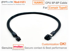 ⚡️16AWG CPU 8-Pin Cable for Corsair RMx-Shift Series - 70cm / 27 inch, black picture