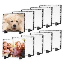 10 Pcs Sublimation Slate Blanks Rectangular 7.9 x 6