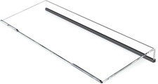 Ergonomic Computer Keyboard Stand - Clear Acrylic Keyboard Riser Tilted picture