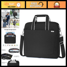 Waterproof 17-18 Inch Laptop Shoulder Bag, Messenger Case for Men & Women, Black picture