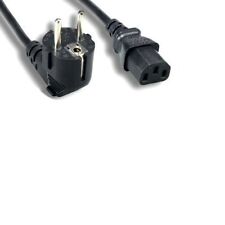 6' EU Europe Power Cord IEC-60320 C13 to 90° Right Angled CEE 7/7 SCHUKO 18AWG picture