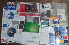 Vintage Computer Manuals Disks Compaq AOL HP Printer User Guides Adverts Charts picture