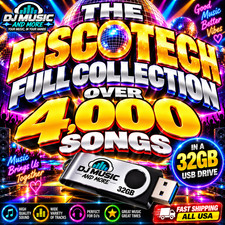 DANCE REMIX DDR DISCO-TECH 1 USB DRIVE 32GB FOR DJ - CAR MUSIC AND MORE picture