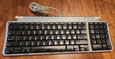 Vintage 1998 Genuine Apple Keyboard  Blue. Wired w/ 2 USB Ports. M2452 - Working picture