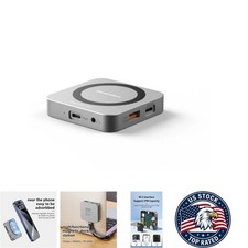 Multifunctional M.2 SSD Docking Station USB3.1 NVMe PCIe Magnetic 100W - MC906 picture