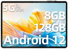 SGIN 10.1'' Tablet Android 12 8GB RAM 128GB SSD Octa-Core 5G WIFI Dual Camera picture