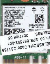 INTEL DUAL BAND WIRELESS-AC 8265NGW M.2 WIFI BT 4.2 (HP 851592-001) 5-PACK - NEW picture