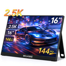 WUAWE 16 Portable Monitor 2560x1600 144Hz FreeSync IPS External Screen USB-C picture