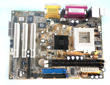 *VINTAGE ASUS CUSM-I SIS 630 CELERON P3 SOCKET 370 ATX MOBO VGA SOUND LAN MBMX24 picture