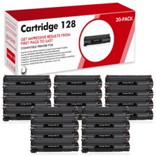 20PK Black Toner Cartridge For Canon 128 Imageclass D530 D550 LBP6200d LBP6200dw picture