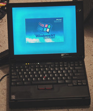 IBM Thinkpad 380XD w/ original charger (1998)- NEEDS FACTORY RESET picture