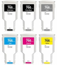 6*300ML 766F Compatible Ink Cartridge For HP DesignJet XL 3600 3600dr Printer picture