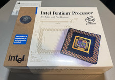 Vintage Intel Pentium 200MHz CPU New in Box Sealed NIB NOS picture