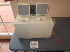 VNTG Altec Lansing ACS340 Computer Speaker System w/Subwoofer & PwrCord - WORKS picture