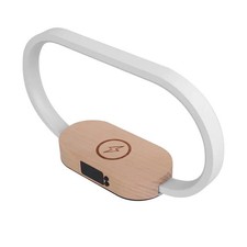 Bedside Table Lamp Touch Control With Clock Wireless Charging LED Desk Dimmable picture
