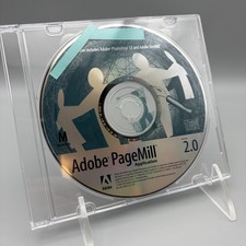 Vintage 1997 Adobe PageMill 2.0 Macintosh CD-ROM Web Design HTML Software picture