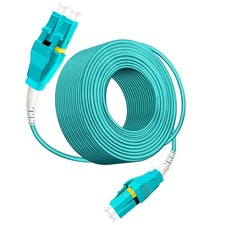 10m 30ft Uniboot LC To LC 10G OM3 Fiber Patch Cable Multimode Duplex 50/125 picture