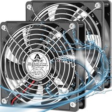 GDSTIME 120mm Waterproof Fan 24V DC IP67 Rating 2-Pin High Speed Dual Ball picture