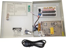 EVERTECH 8 Channel 9 Port Power Box Security Camera 12V DC 5A Ampere CCTV DVR Po picture