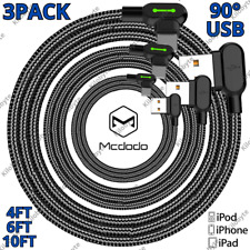 Mcdodo 90 Degree Elbow USB Cable Charger Cord For iPhone 14 13 11 12 XR XS 8 7 6 picture