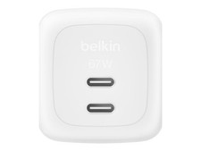 Belkin Dual USB-C Charger 67W PD PPS+2m Cable WCH020KQ2MWH-B6 picture