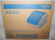 New Brother QL-1110NWB Wide Format Wireless USB B&W Professional Label Printer picture