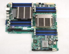 SuperMicro X9DRW-iF Dual LGA2011 Server Motherboard w/ 2*E5-2640v2 & 2*Heatsinks picture