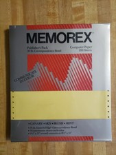 Memorex Publishers Pack Computer Paper 200 Sheets 9 1/2