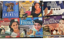 VINTAGE Language Software Lot NEW SEALED Instant Immersion French Spanish + picture
