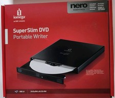 Iomega - Super Slim DVD - Portable / External Writer - DVD RW / CD RW - USB 2.0  picture