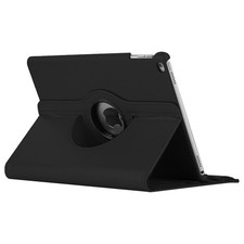 BLACK - CASEBUS CLASSIC ROTATING CASE FOR IPAD, 360° ROTATING FLIP LEATHER STAND picture