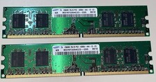 Two Samsung Memory 256MB 1RX16 PC2-4200U-444-12-C3 M378T3354CZ3-CD5 RAM -Works picture