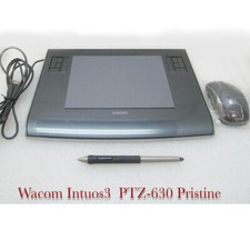 Wacom INTUOS3 6x8 MEDIUM PTZ-630 TABLET Wireless Grip pen Wireless Mouse  picture