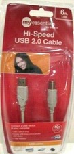 Belkin My Essentials Hi Speed USB 2.0 Cable 6 Foot New In factory Sealed Package picture