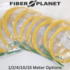 (10 Pack) SC to SC APC Simplex OS2 Single-Mode Fiber Optic Patch Cable - Jumper picture